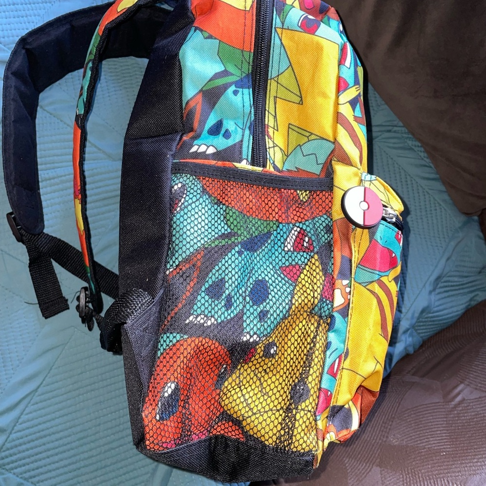 Pokemon Multicolor Backpack - Picture 4 of 5
